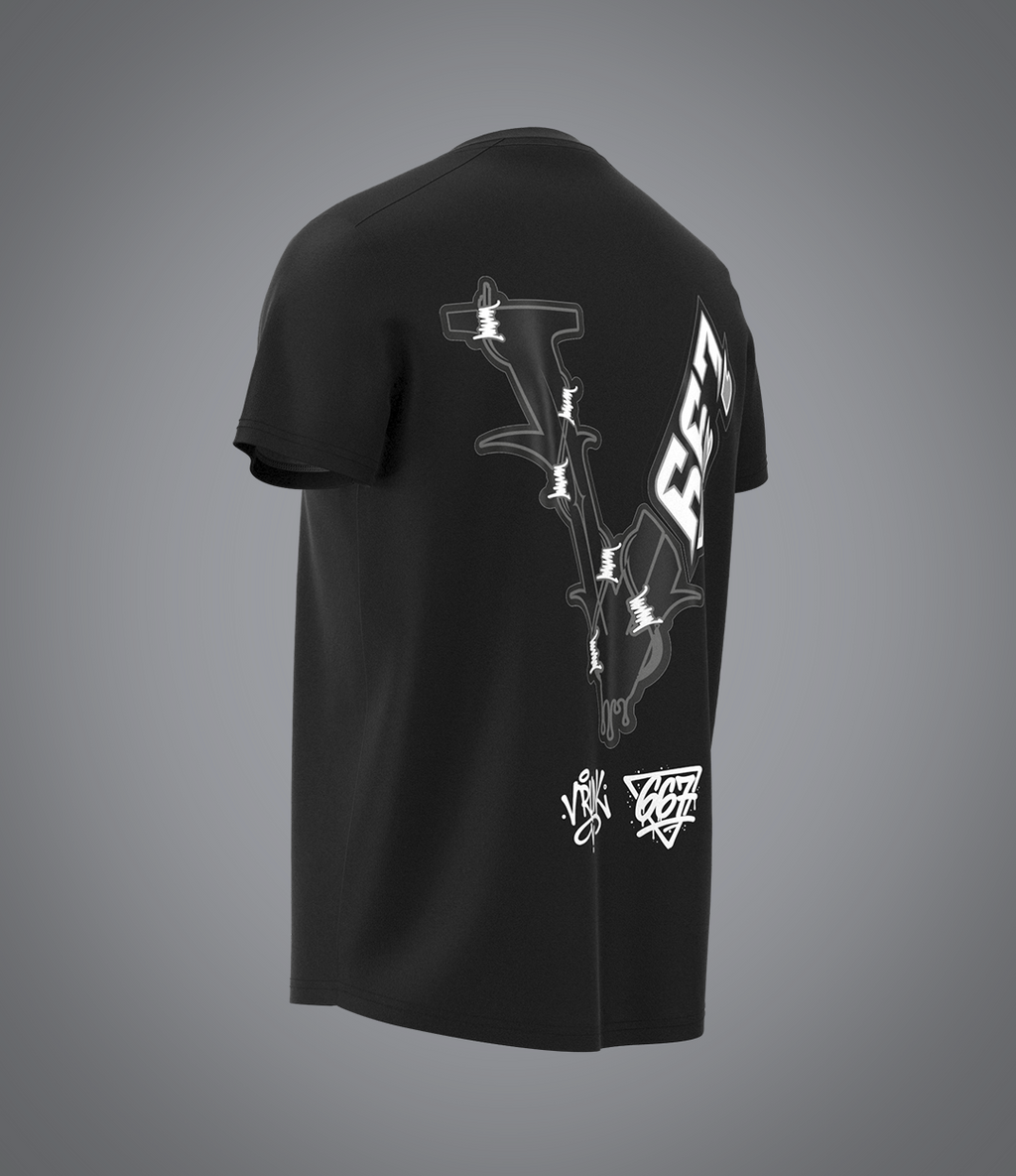 T-shirt noir VRUNK X 667