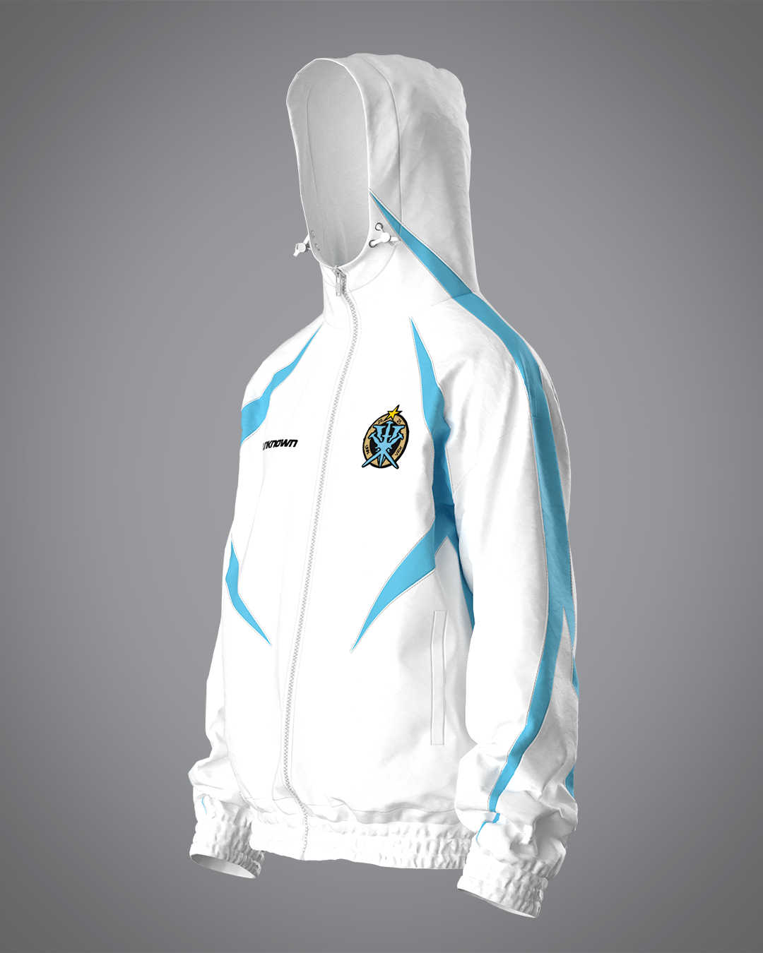 VRUNK X UNKNOWN - TRACK TOP WHITE