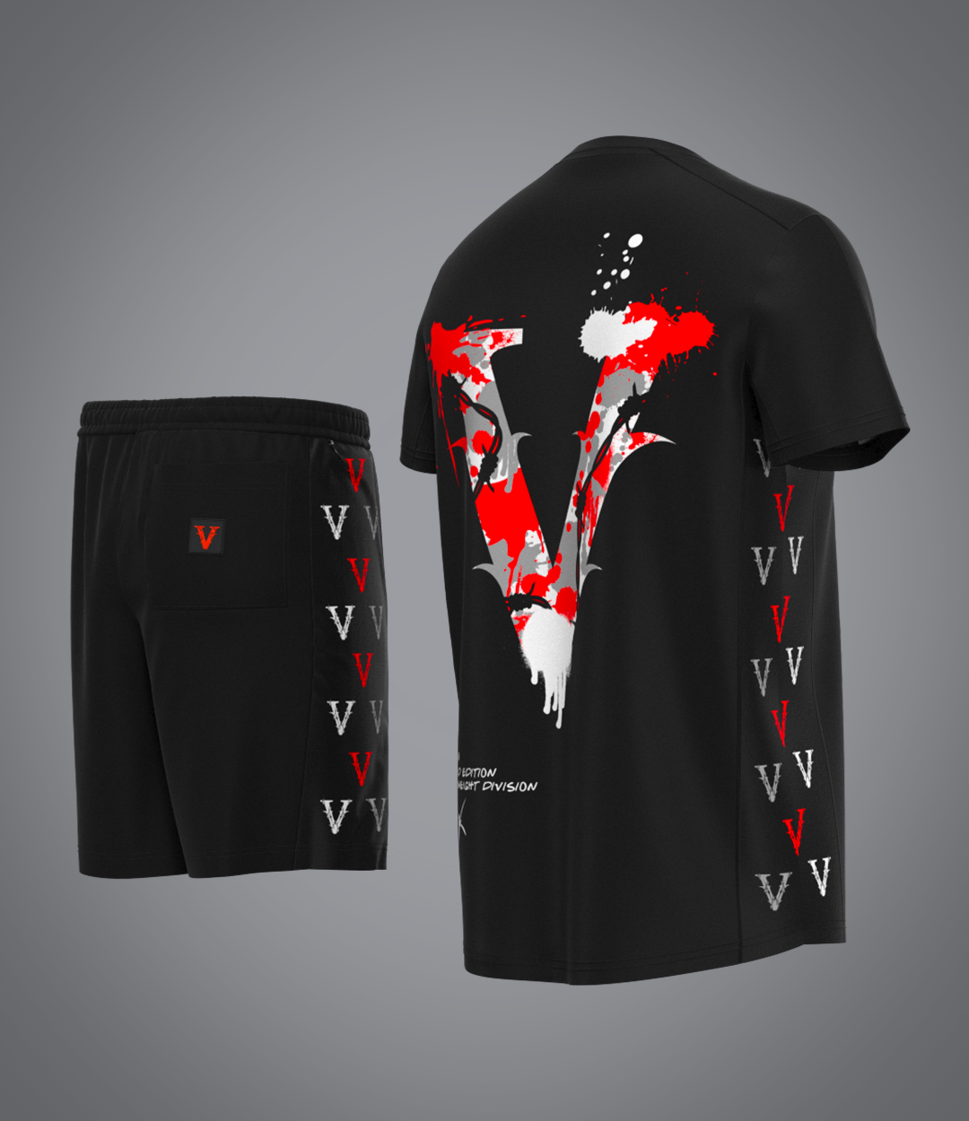 Ensemble Red Scarface Noir